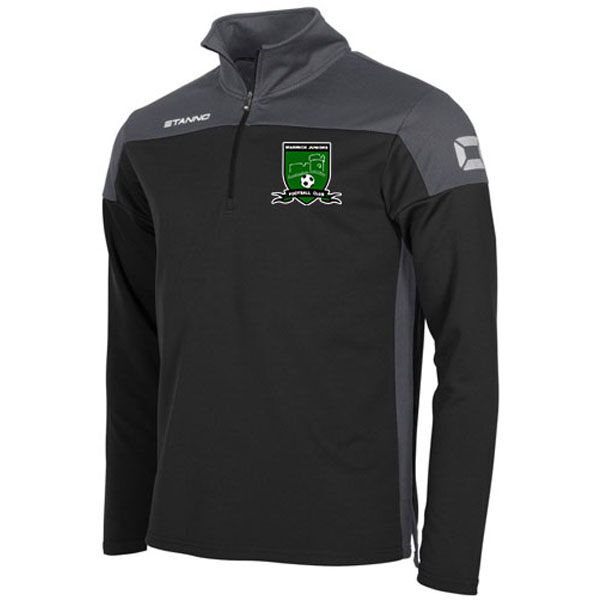 Warwick Juniors Pride Quarter Zip Black/Grey Thumbnail